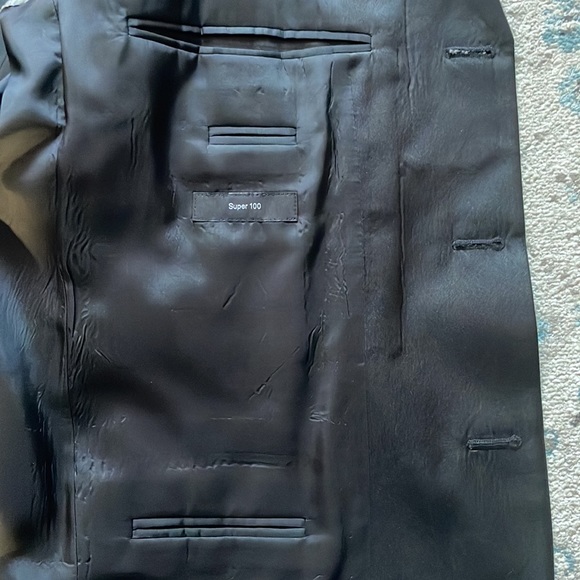 Hugo boss black baker jazz tuxedo suit jacket 38/s - Picture 6 of 10